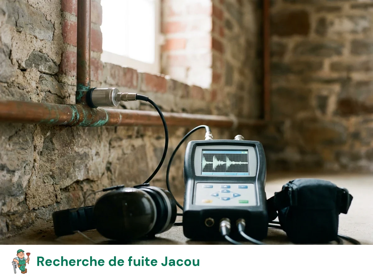 Recherche de fuite à Jacou