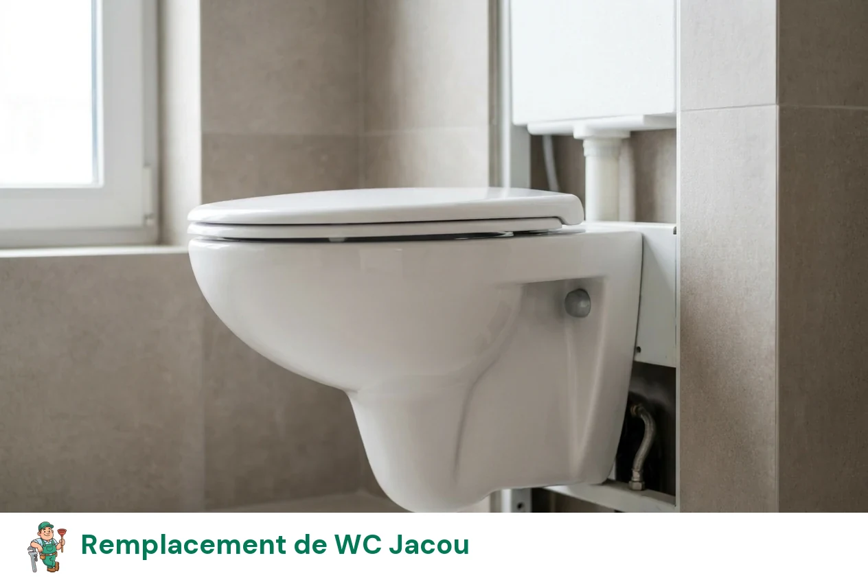 Remplacement de WC à Jacou