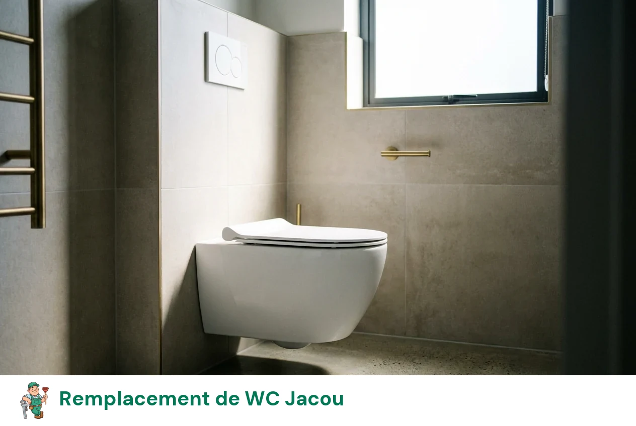 Remplacement de WC à Jacou