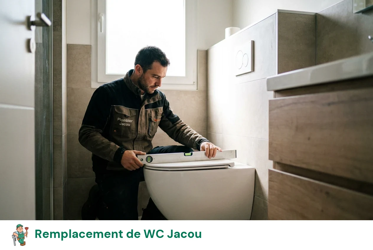 Remplacement de WC à Jacou